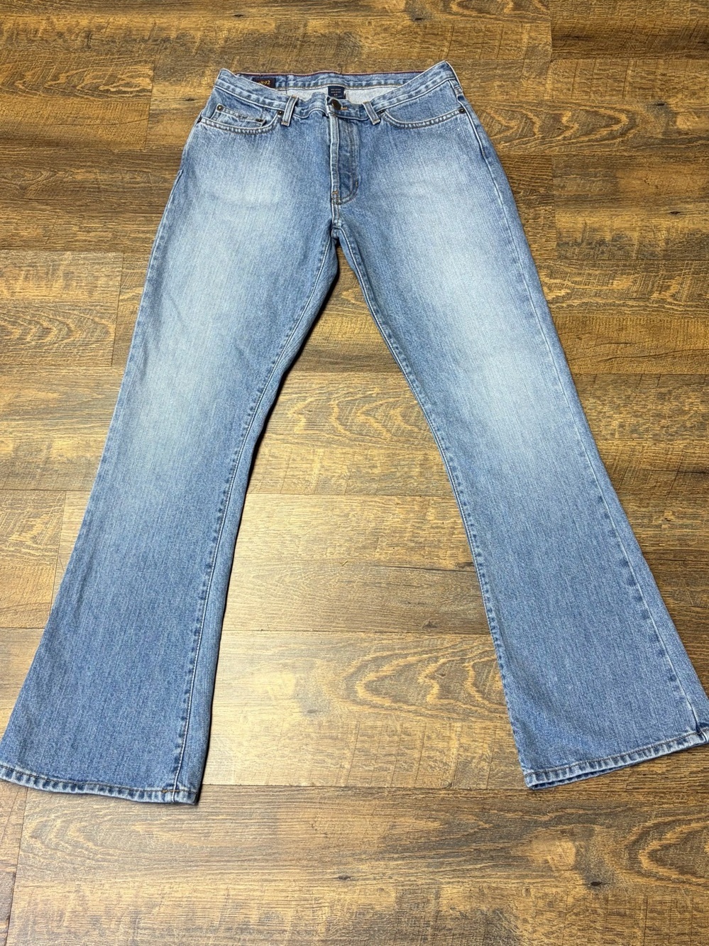 Vintage Y2K Abercrombie Fitch Womens 6 Bootcut Flare Jeans Button Fly Denim USA